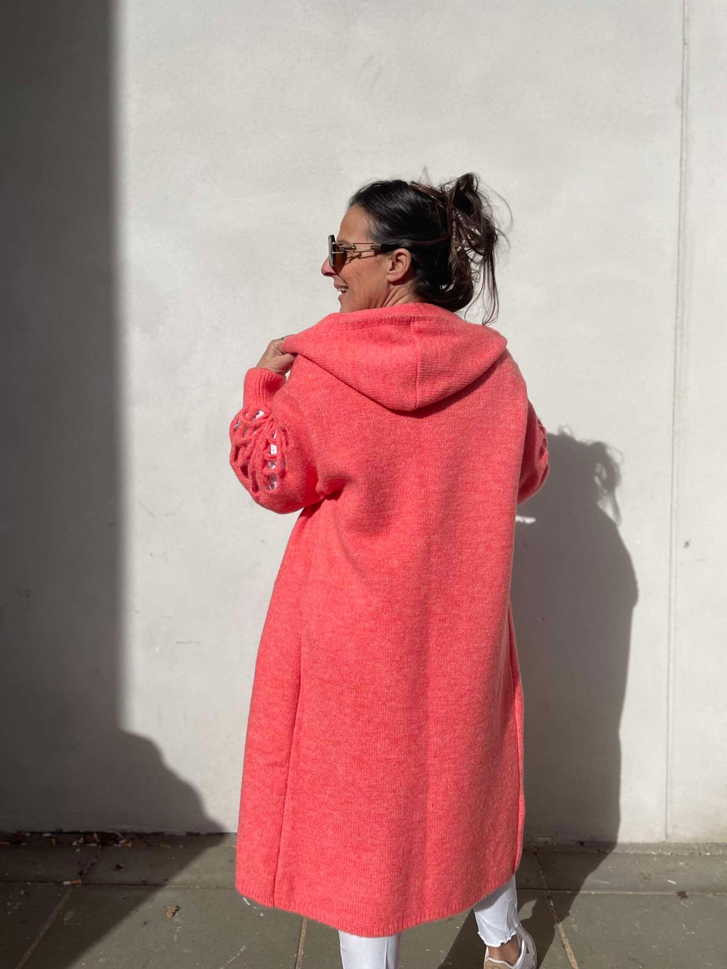 Alexis coral cardigan- Liva K