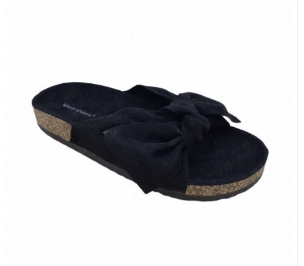 Sort blød sandal / Liva K
