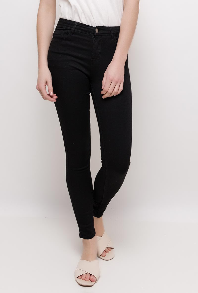 Nina Carter Jersey black jeans