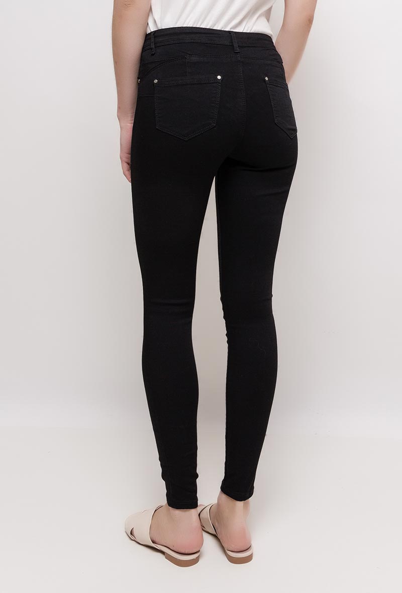 Nina Carter Jersey black jeans