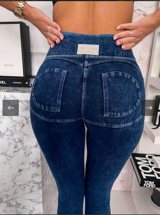 PUSH - UP denim farve