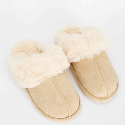 Sutsko slippers i creme / Liva K