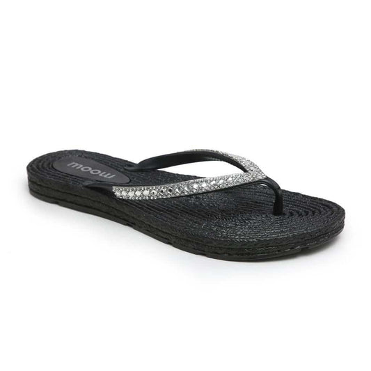 Slippers sort/ Liva K