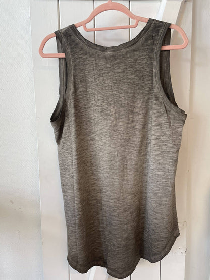 Elsa taupe top/ LIVA K
