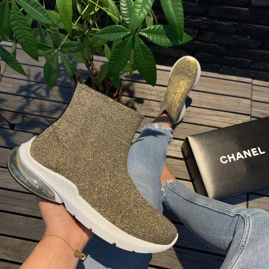 Guld sneakers