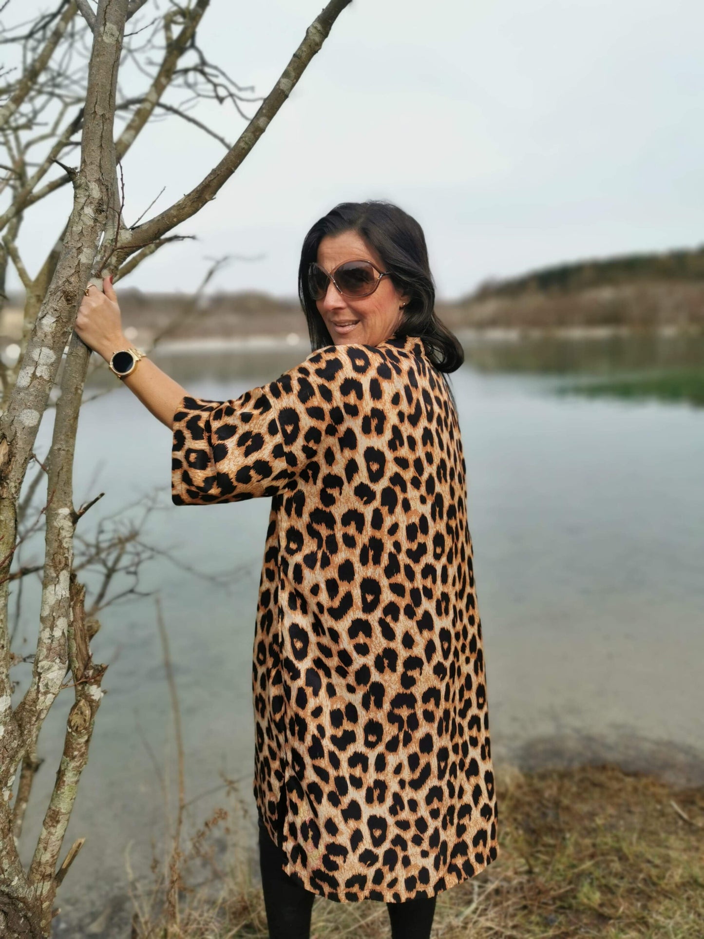 Super flot leopard tunika