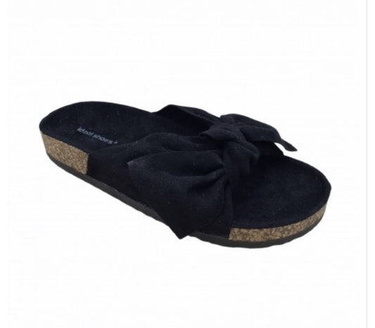 Sort blød sandal / Liva K