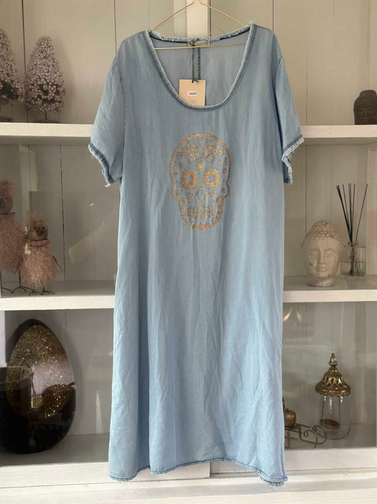 Bandit lys denim kjole / Liva K
