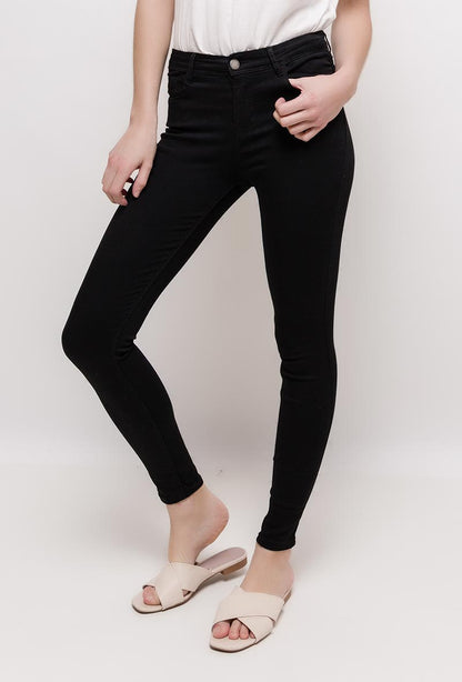 Nina Carter Jersey black jeans